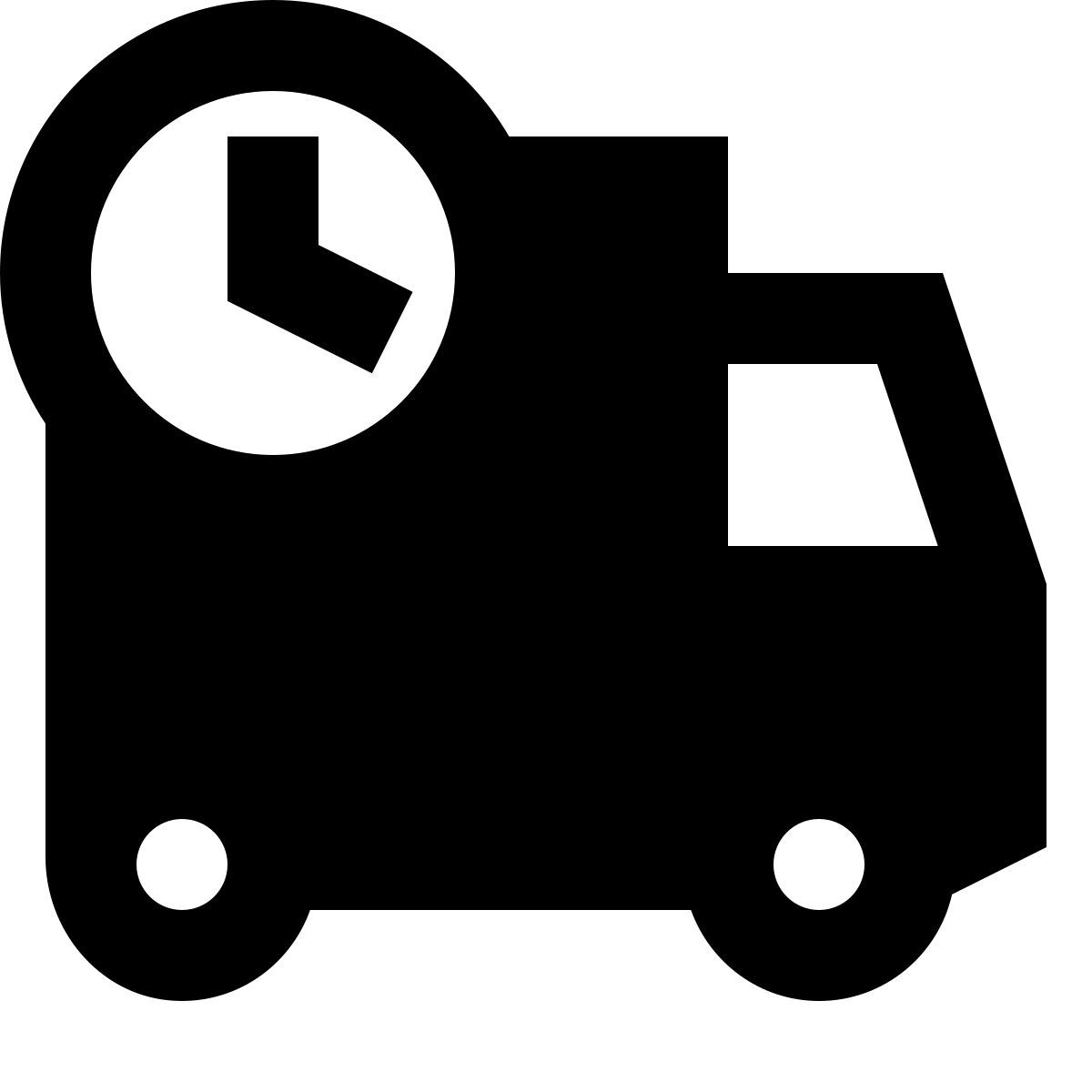 forma regular filled sharp style 运送食物 icon