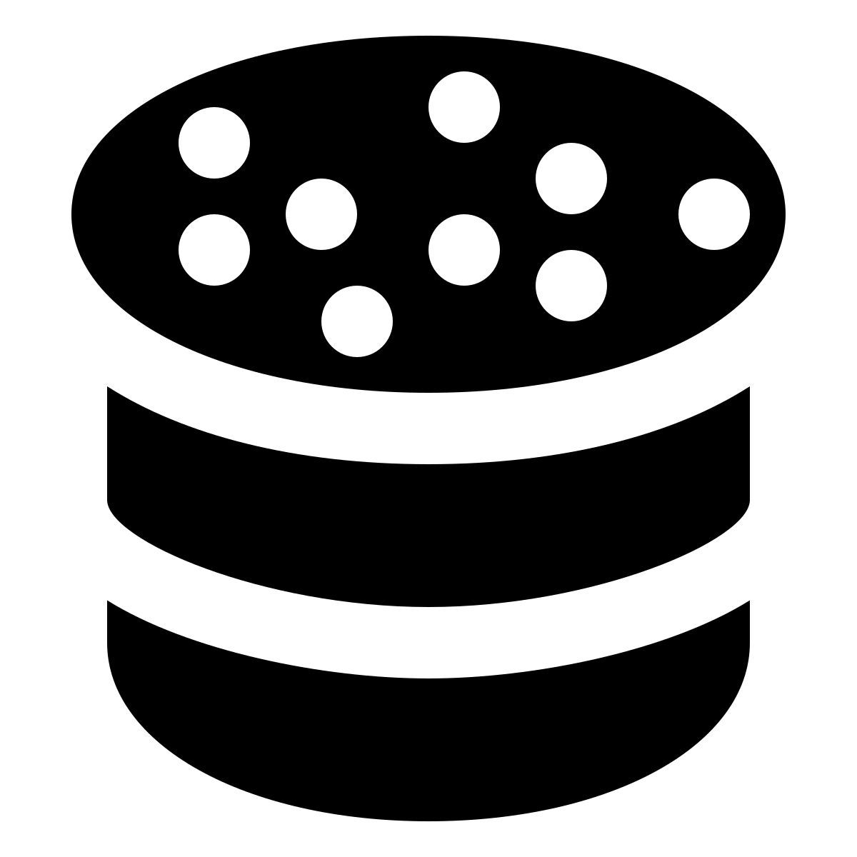 forma regular filled sharp style 消化物 icon