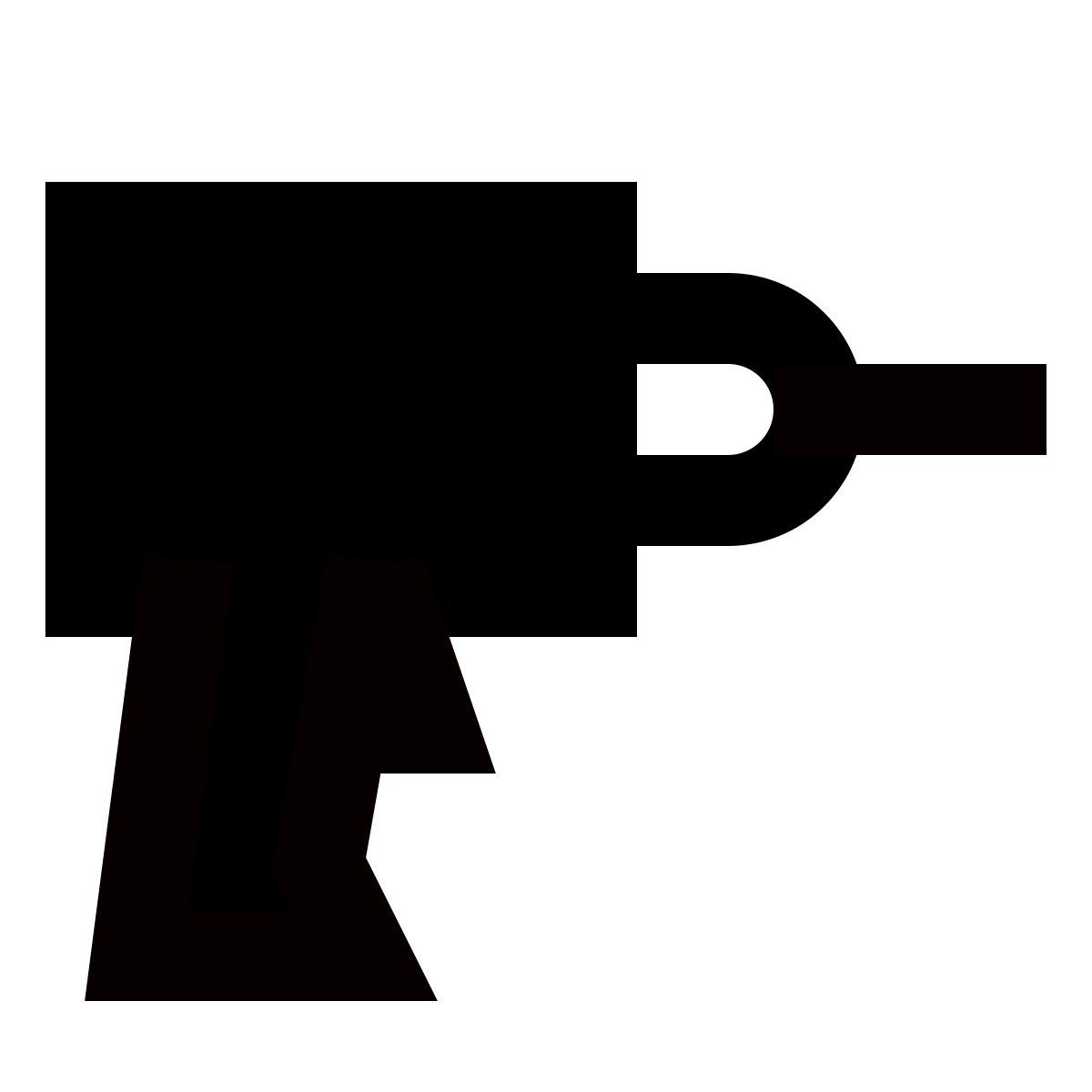 forma regular filled sharp style drill icon
