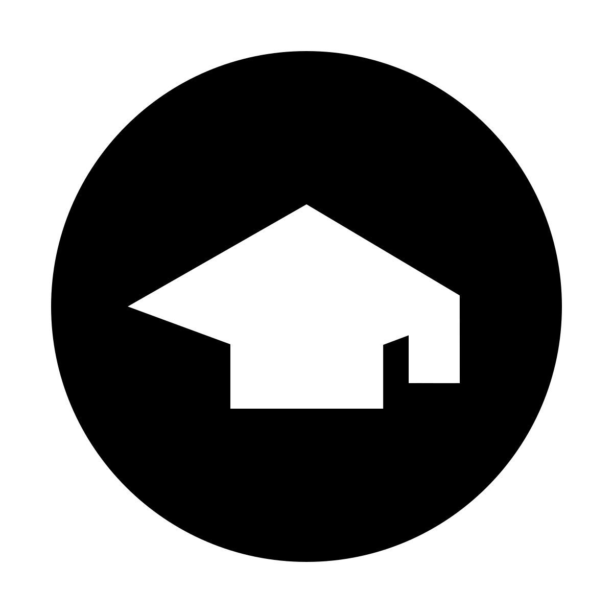 forma regular filled sharp style estudiar icon