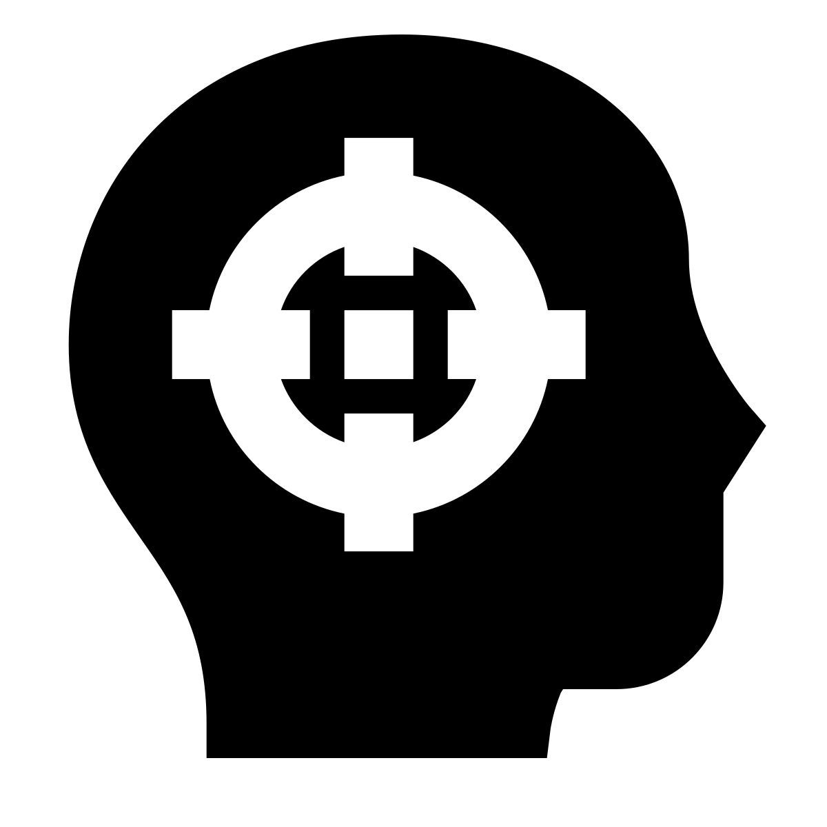 forma regular filled sharp style 目标导向聚焦 icon