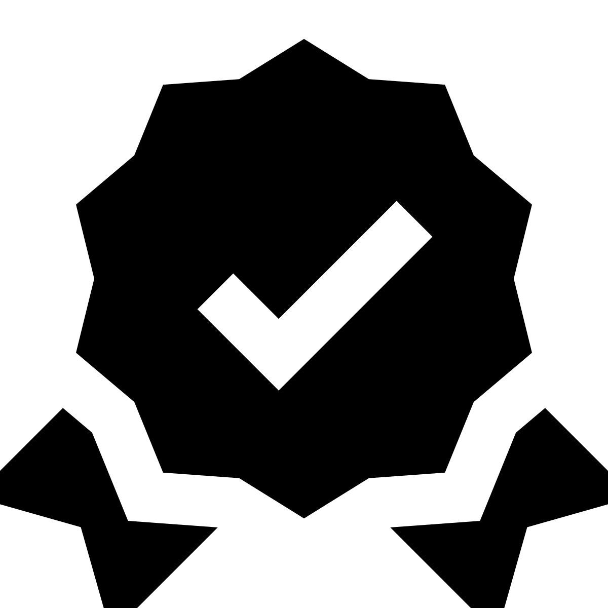 forma regular filled sharp style 保证 icon