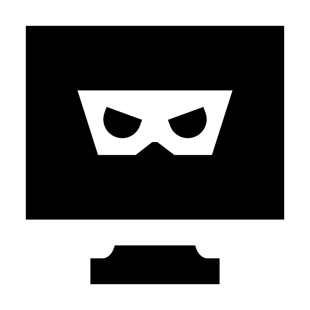 forma regular filled sharp style 해킹 icon