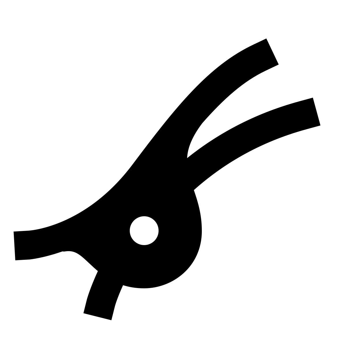 forma regular filled sharp style 发夹 icon