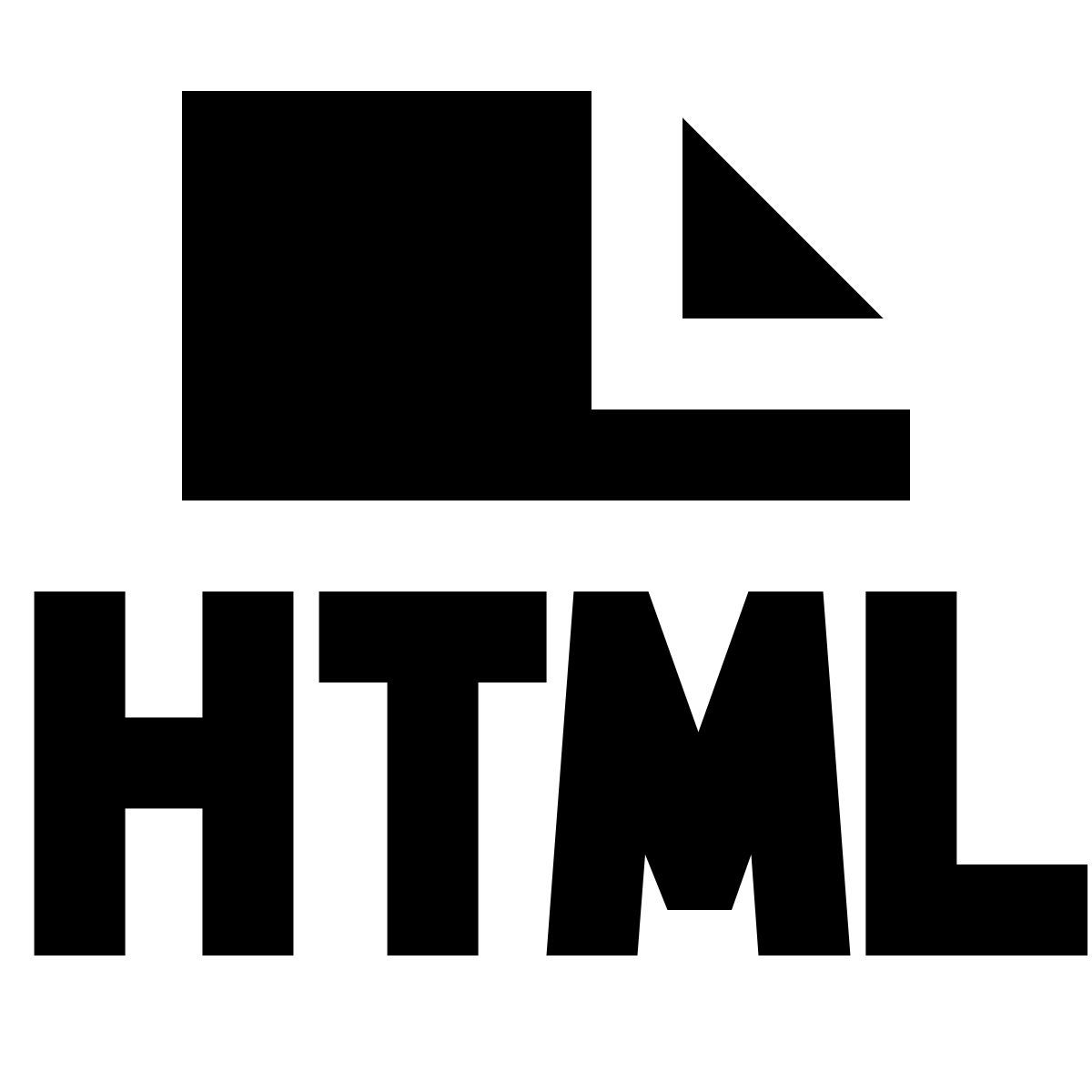 forma regular filled sharp style html filetype icon