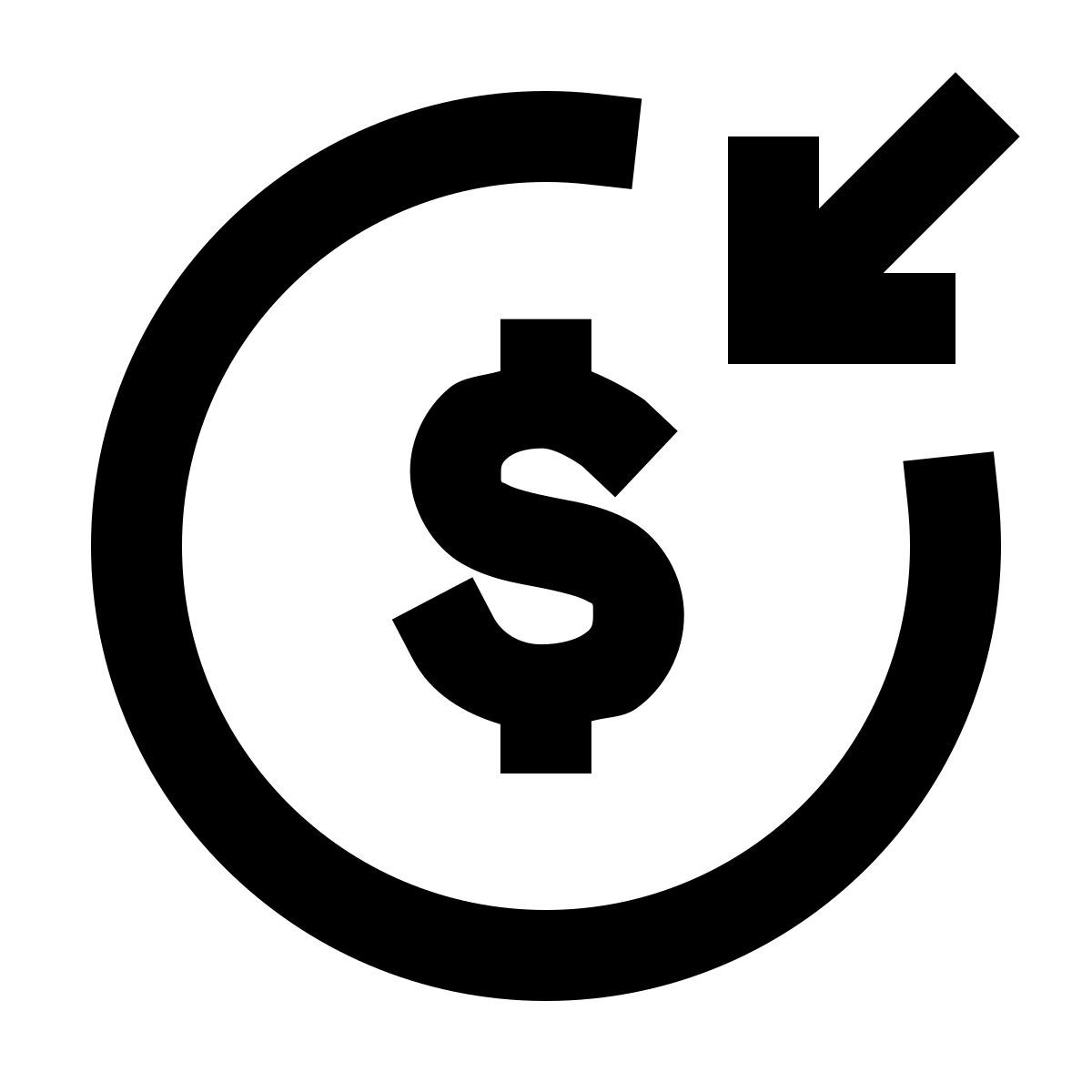 forma regular filled sharp style 소득 icon