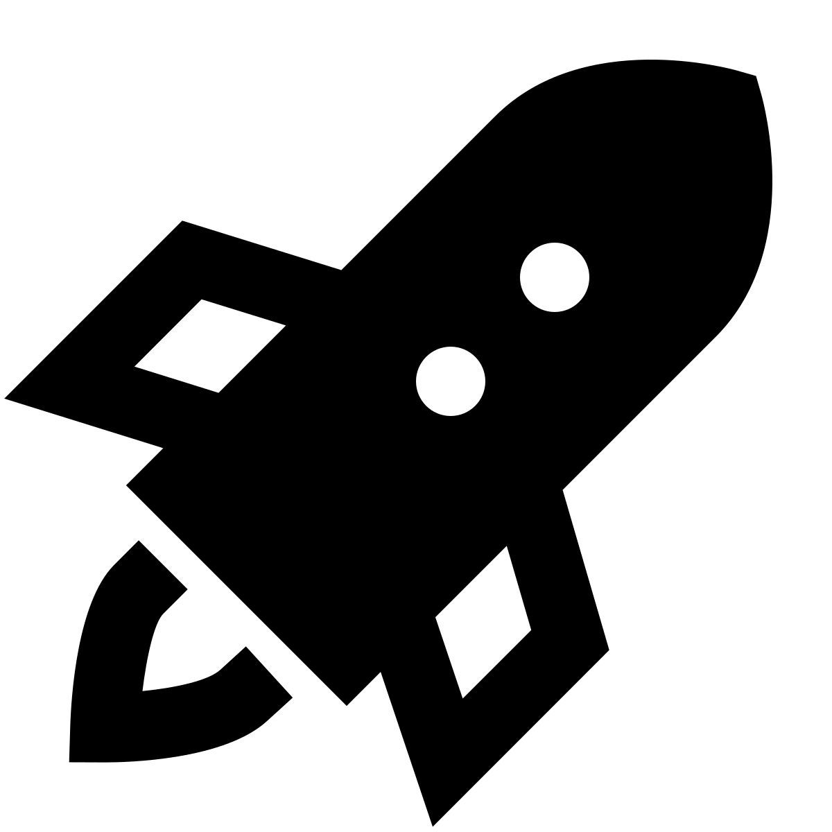 forma regular filled sharp style launch icon