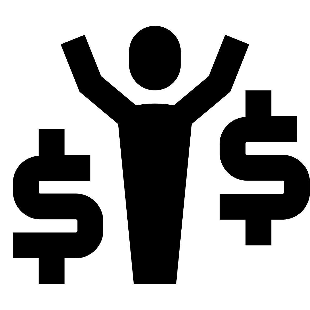 forma regular filled sharp style 有钱人 icon