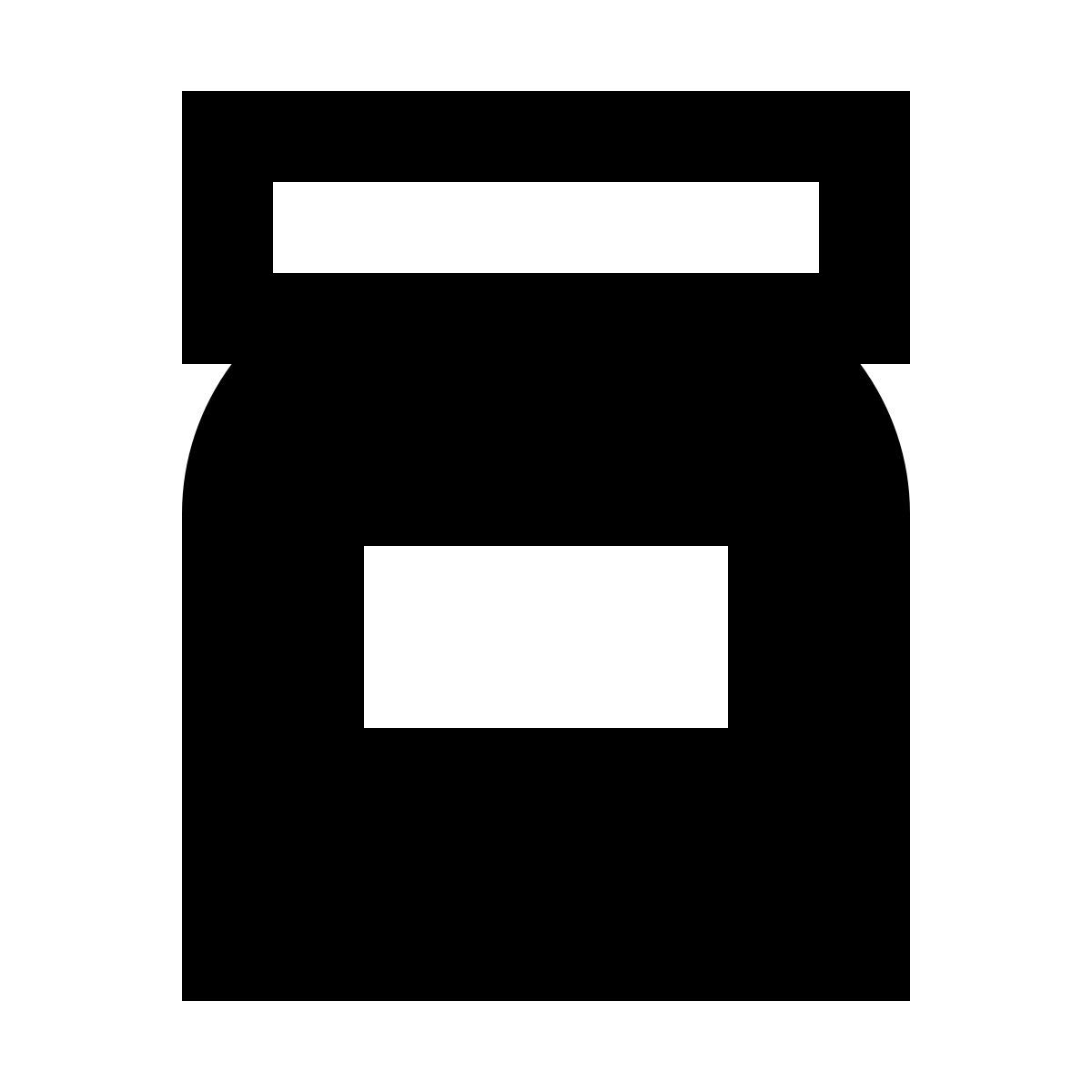 forma regular filled sharp style kann icon