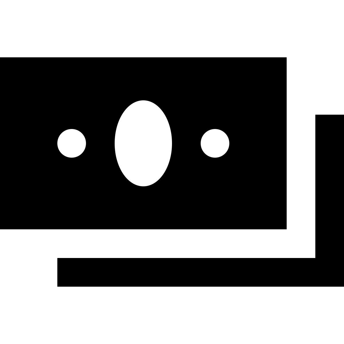 forma regular filled sharp style dinero icon