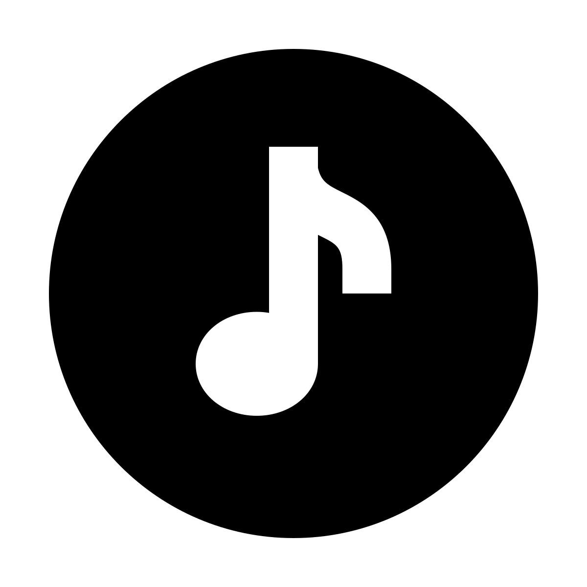 forma regular filled sharp style musical icon