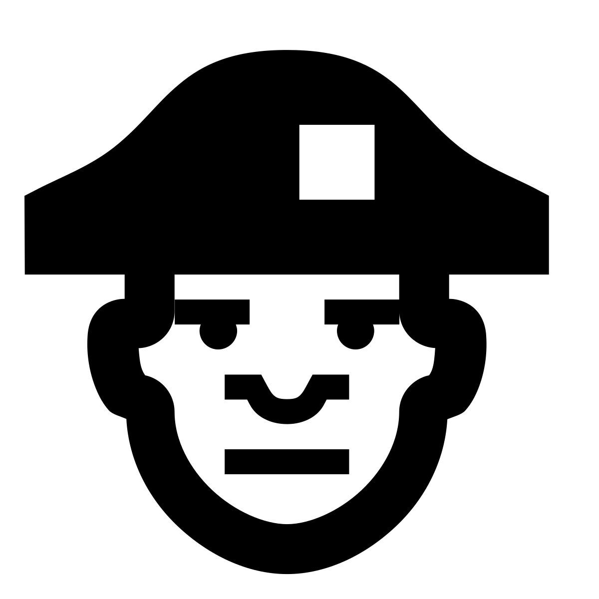 forma regular filled sharp style 나폴레옹 icon