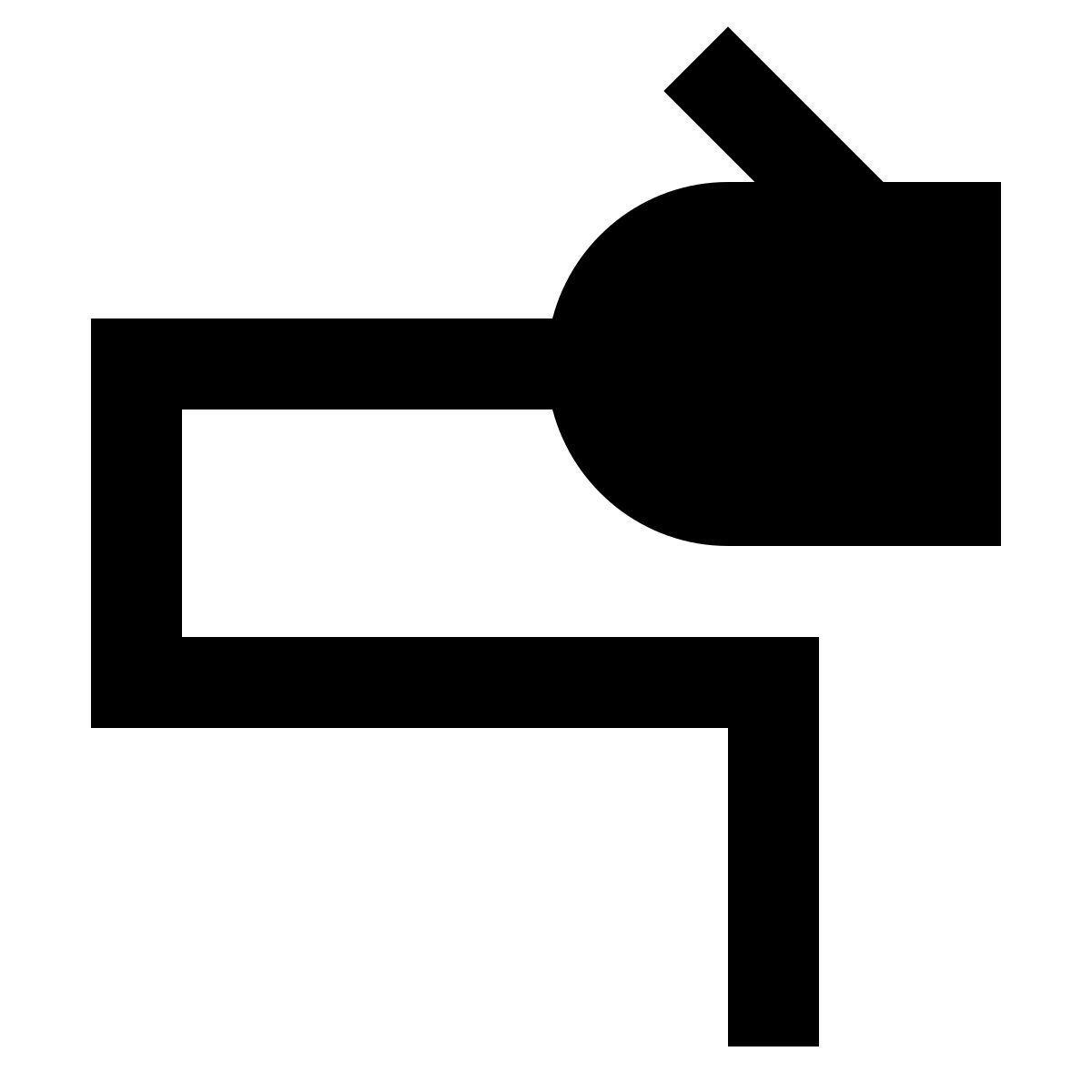 forma regular filled sharp style câble réseau icon