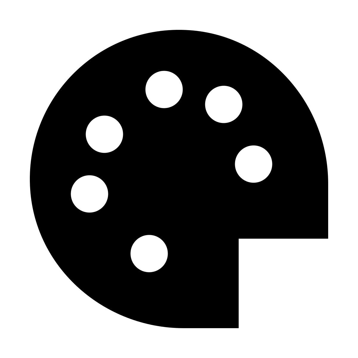 forma regular filled sharp style zeichen palette icon