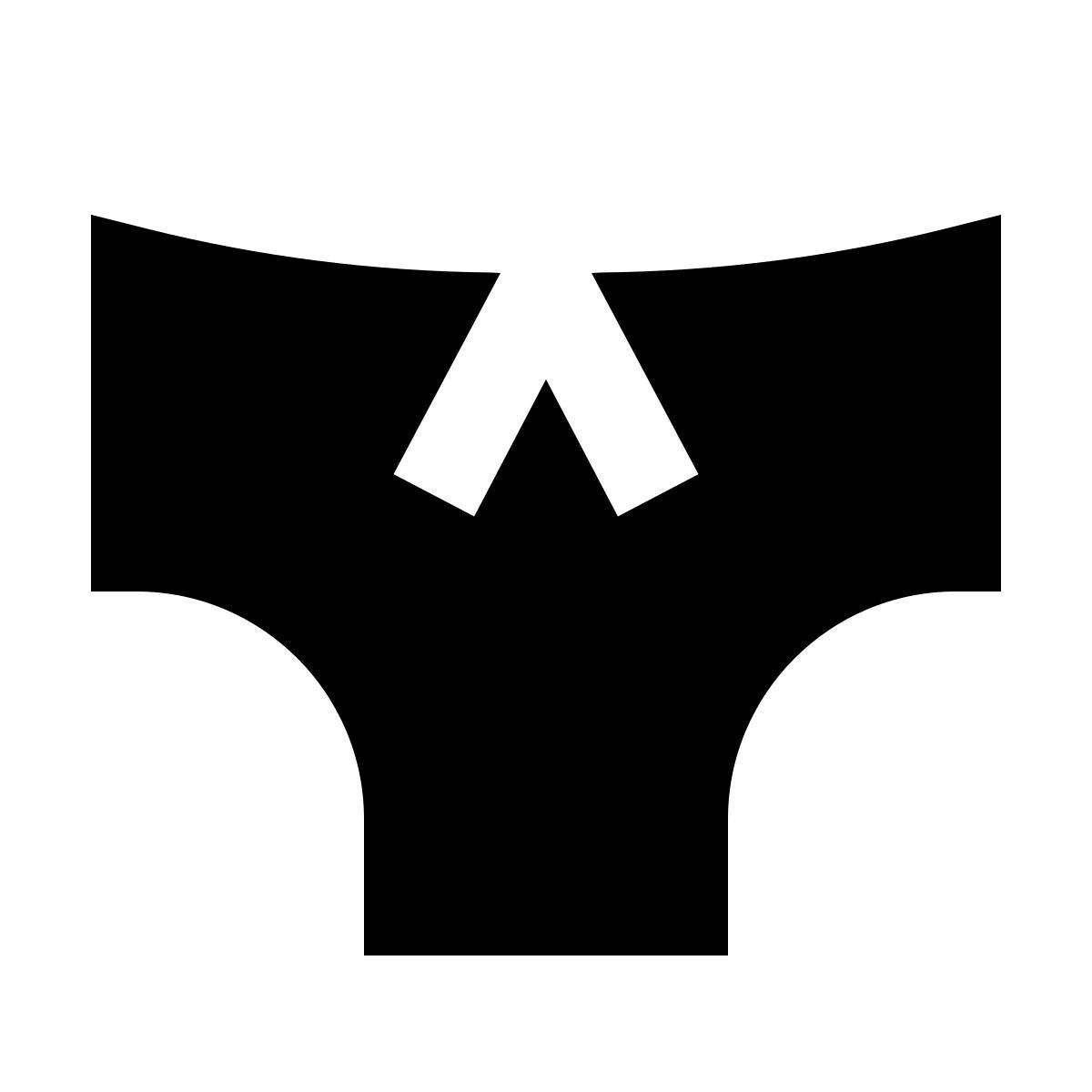 forma regular filled sharp style 여성 속옷 icon