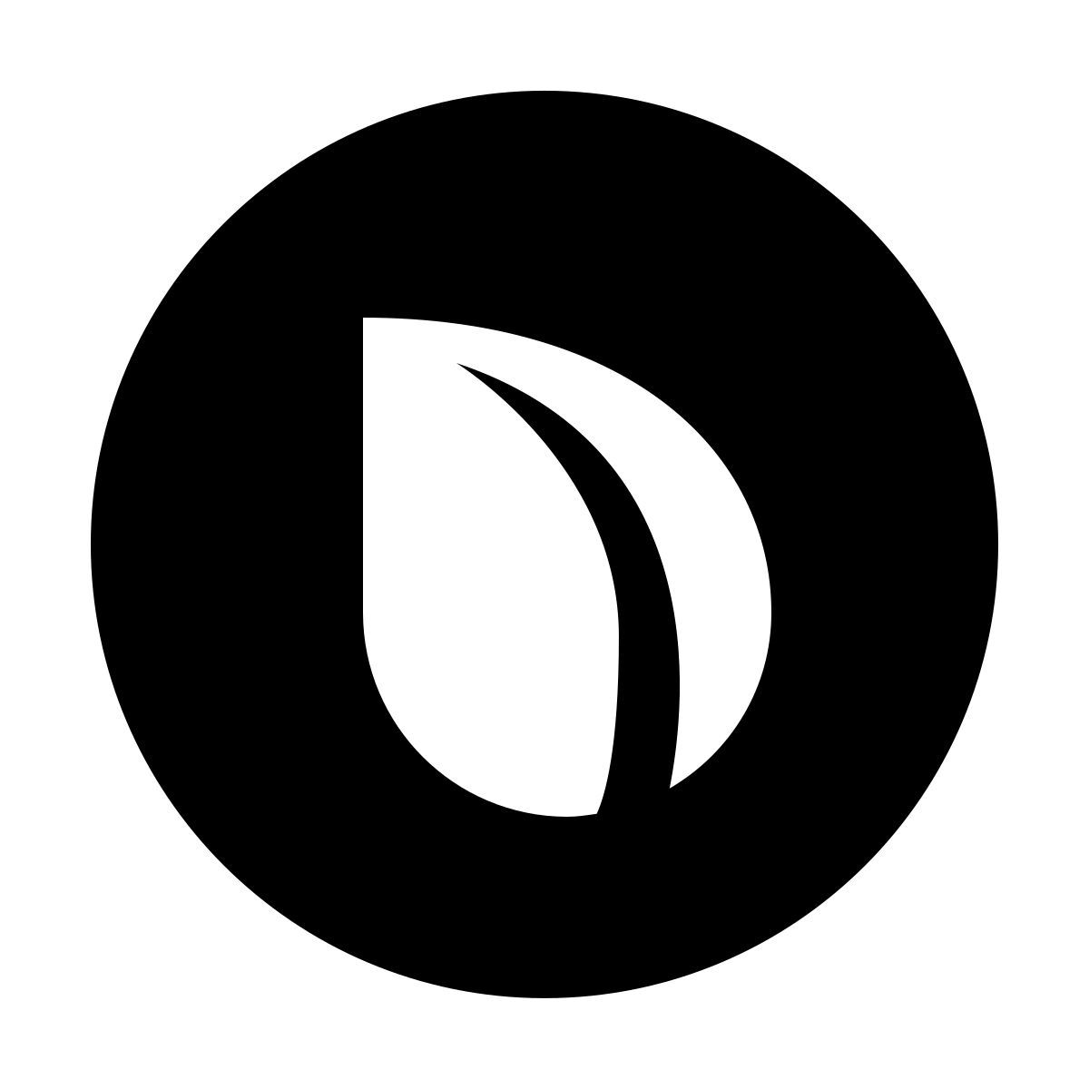 forma regular filled sharp style peercoin icon