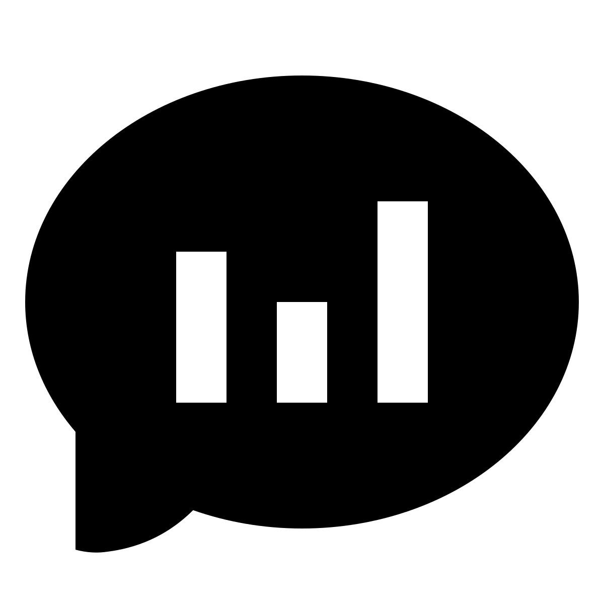 forma regular filled sharp style tema de encuesta icon