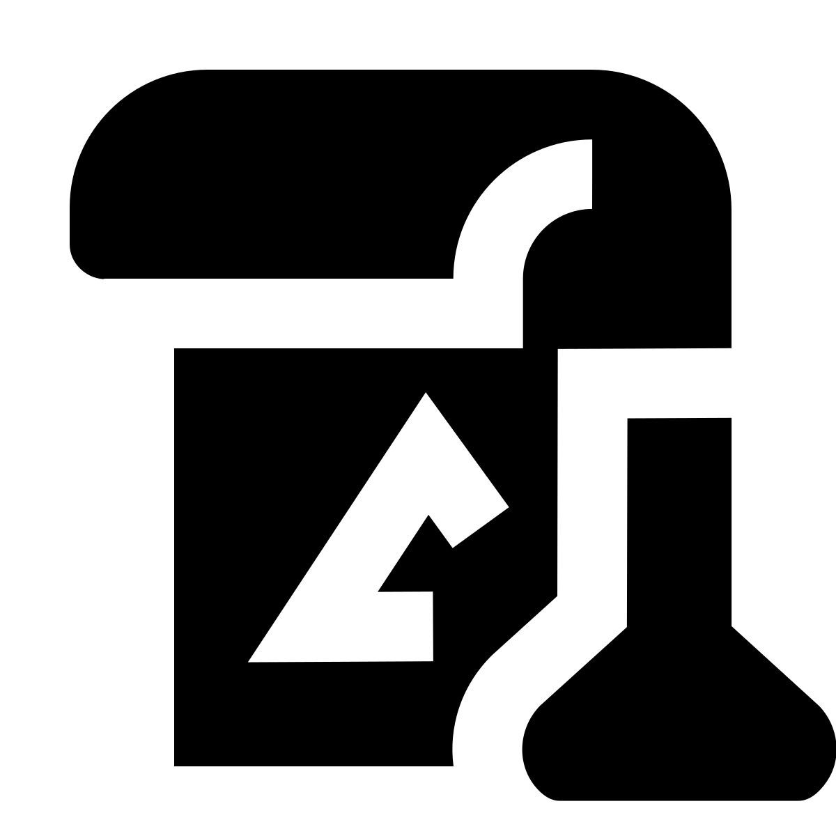 forma regular filled sharp style application scientifique icon