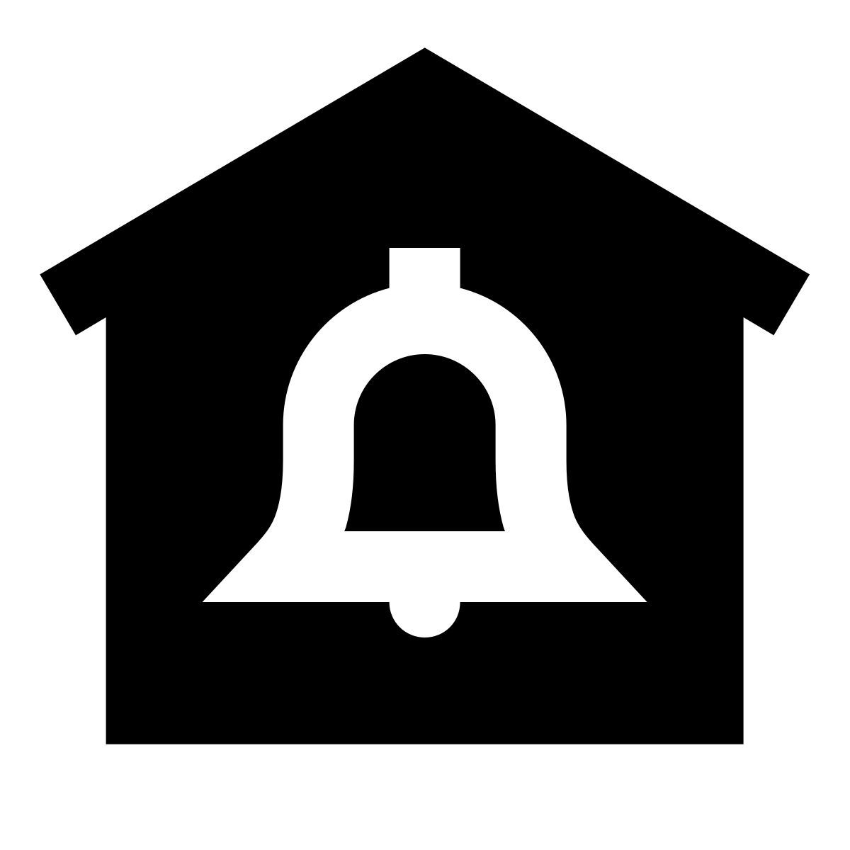 forma regular filled sharp style 경보 시스템에 의해 보안 icon