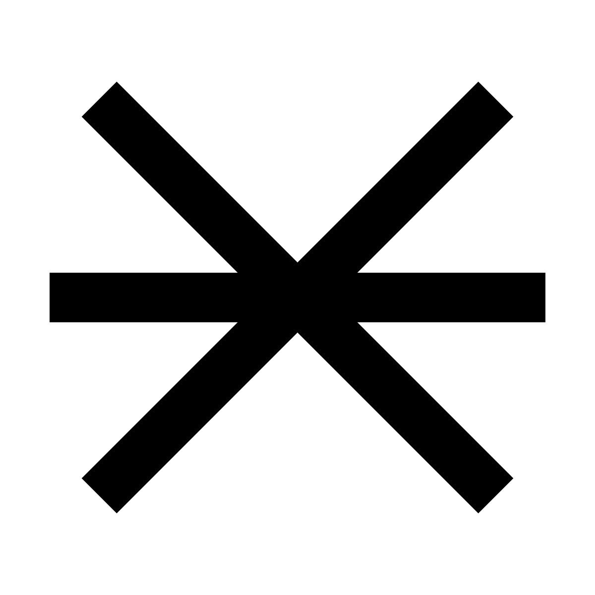 forma regular filled sharp style sextil 60 icon