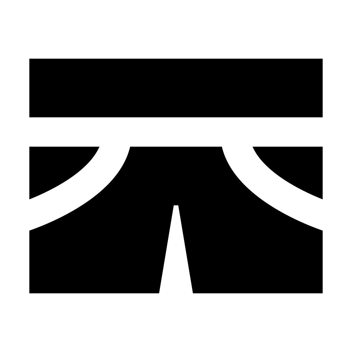 forma regular filled sharp style 반바지 icon