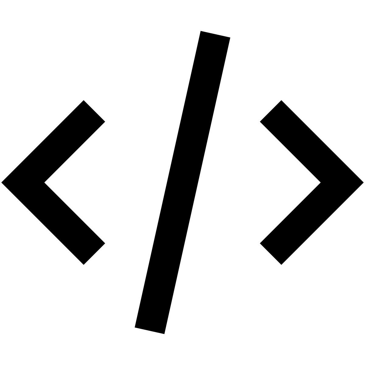 forma regular filled sharp style quellcode icon