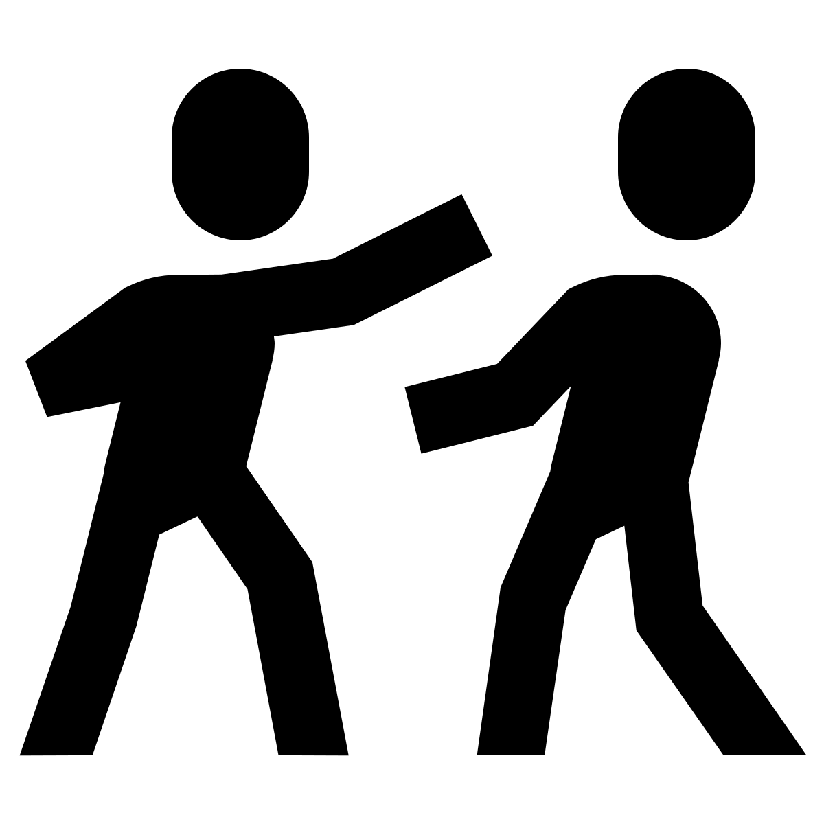 forma regular filled sharp style sparring icon