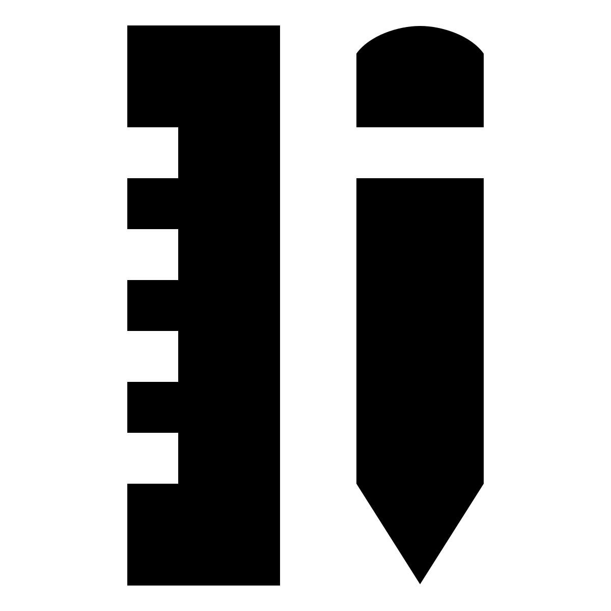 forma regular filled sharp style papelería icon