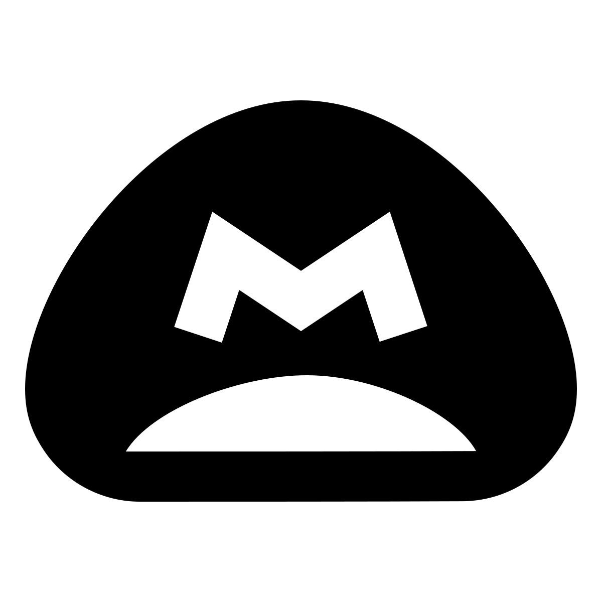 forma regular filled sharp style super mario icon