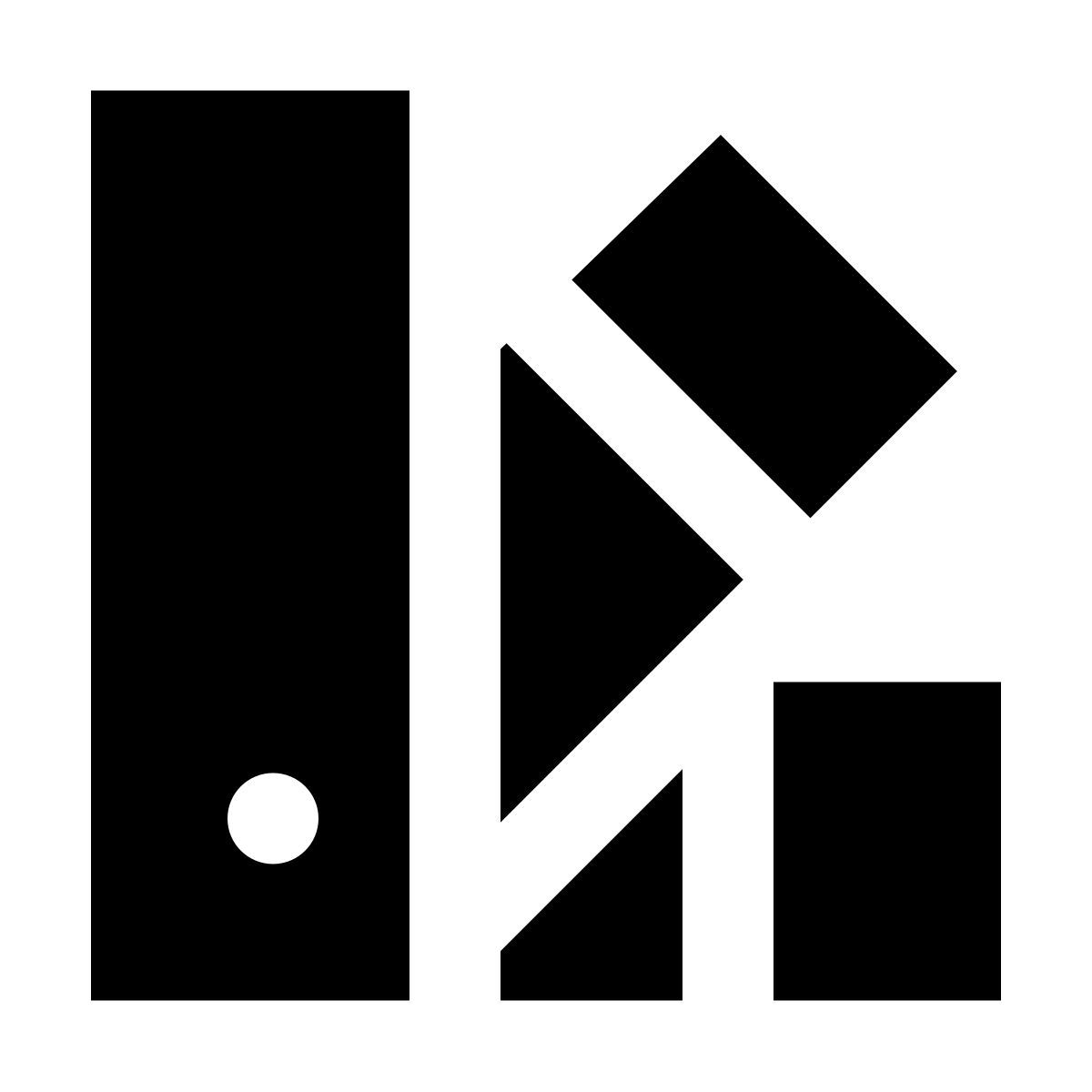 forma regular filled sharp style musterbuch icon