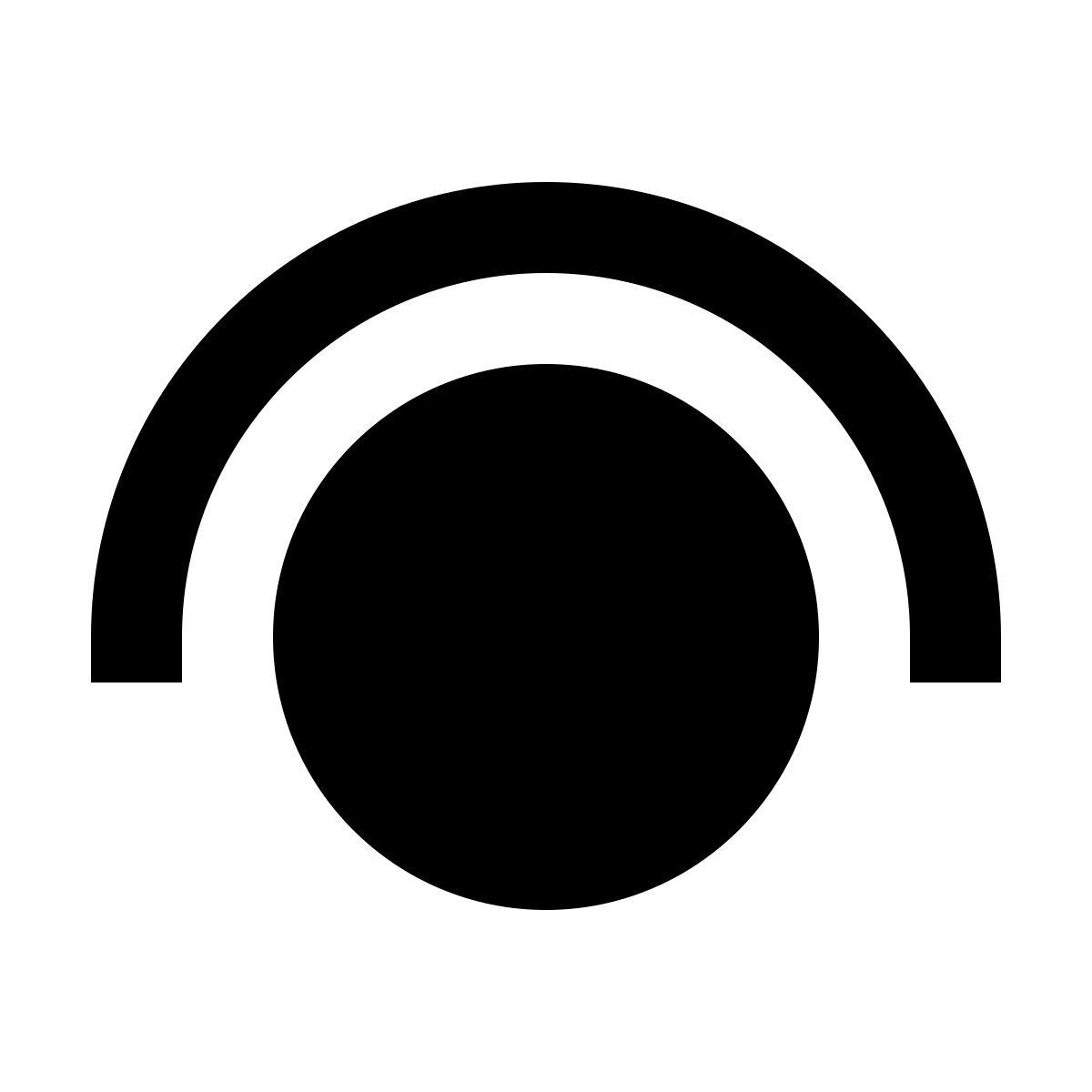 forma regular filled sharp style tap icon