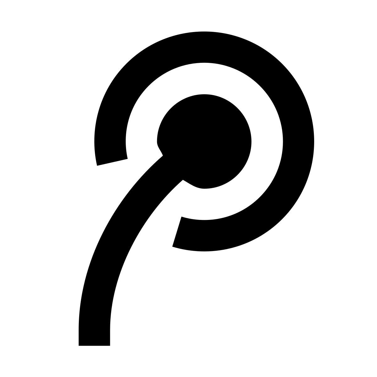 forma regular filled sharp style tencent weibo icon