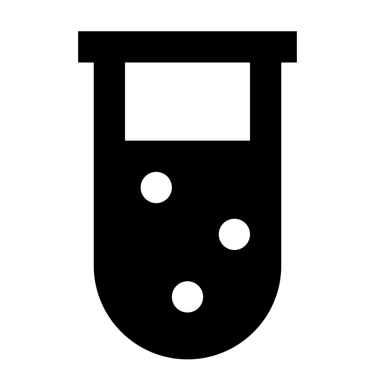 forma regular filled sharp style 薄试管 icon