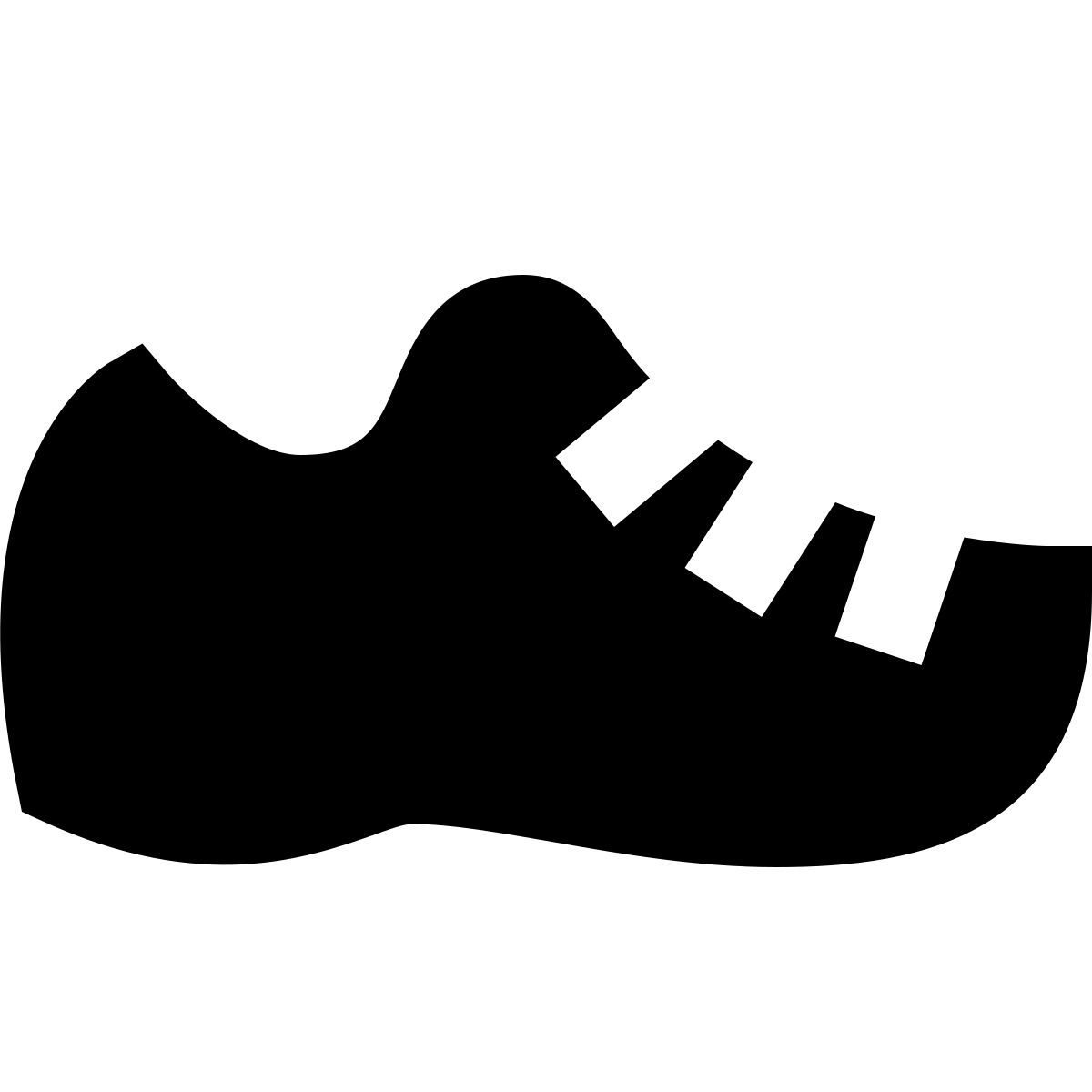 forma regular filled sharp style trainers icon