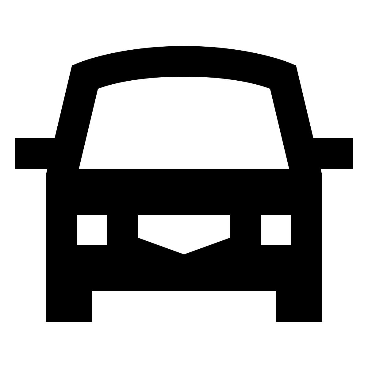 forma regular filled sharp style 运输 icon