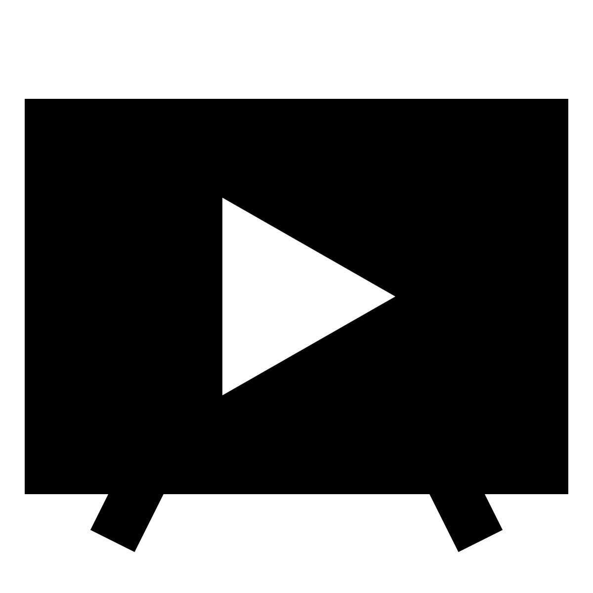 forma regular filled sharp style 티비 쇼 icon