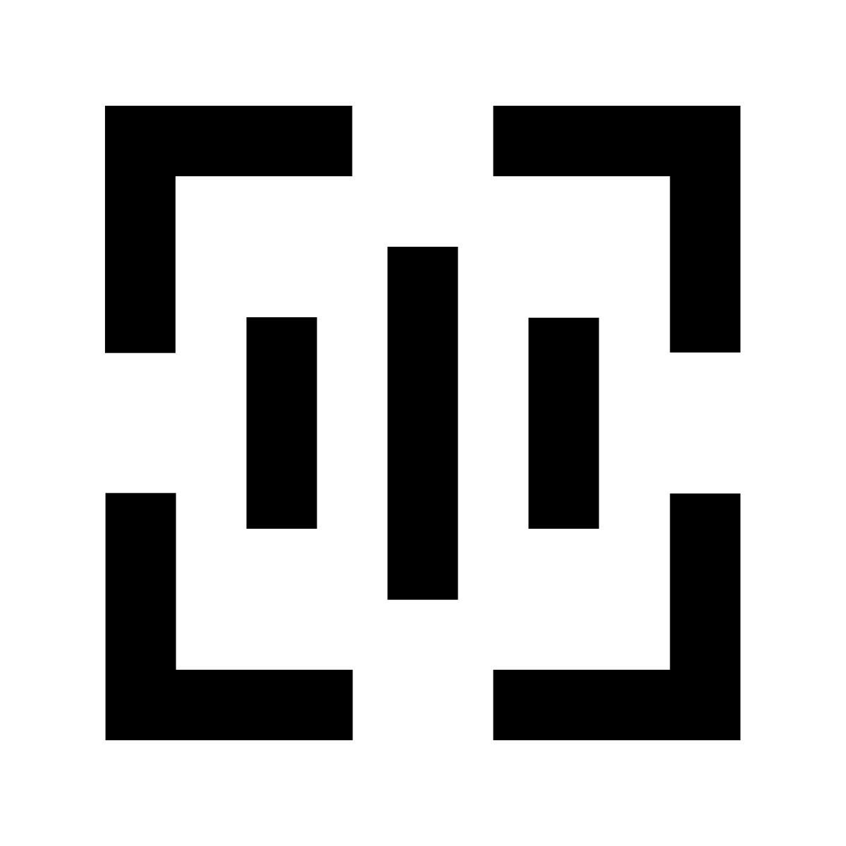 forma regular filled sharp style 음성 id icon