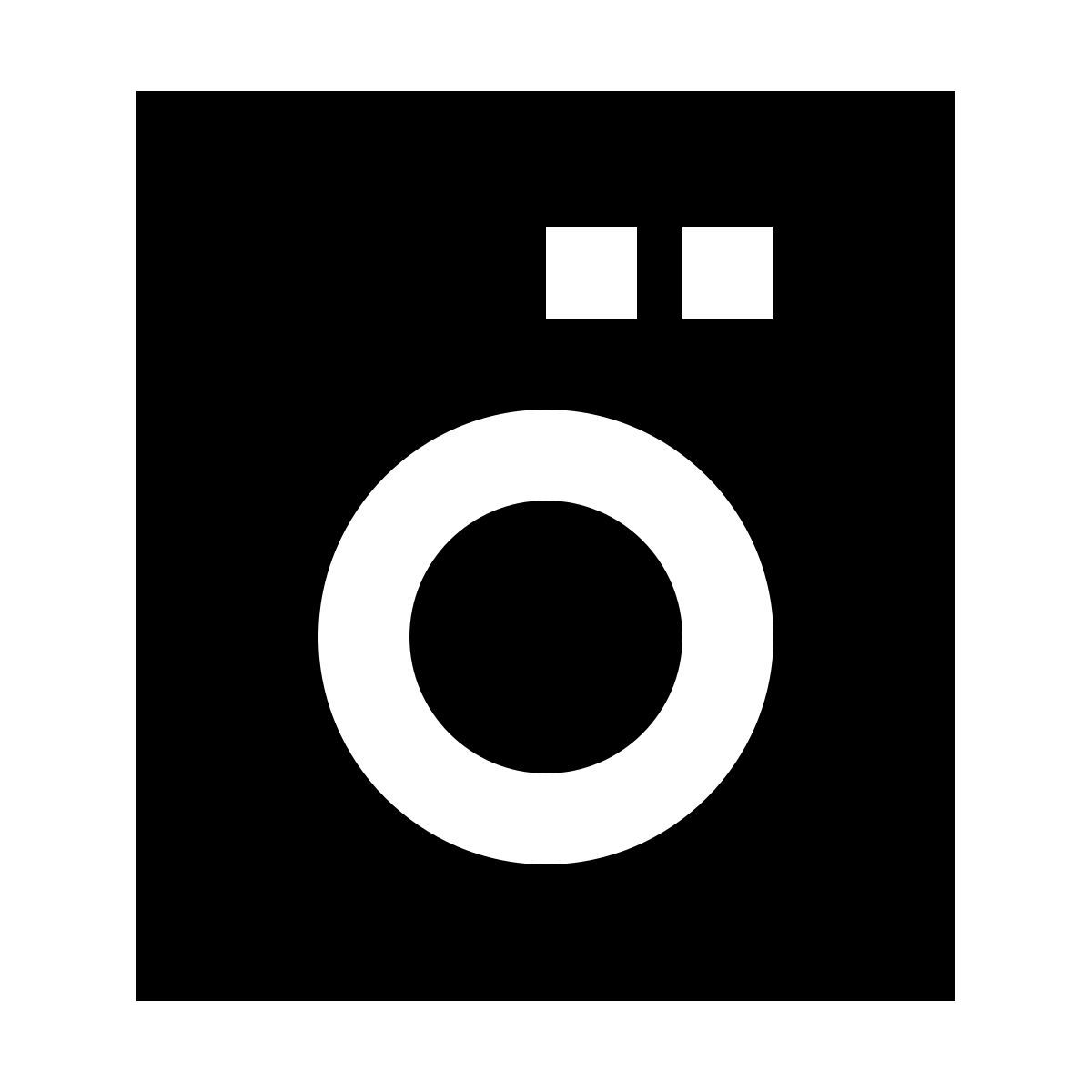 forma regular filled sharp style 洗衣机 icon