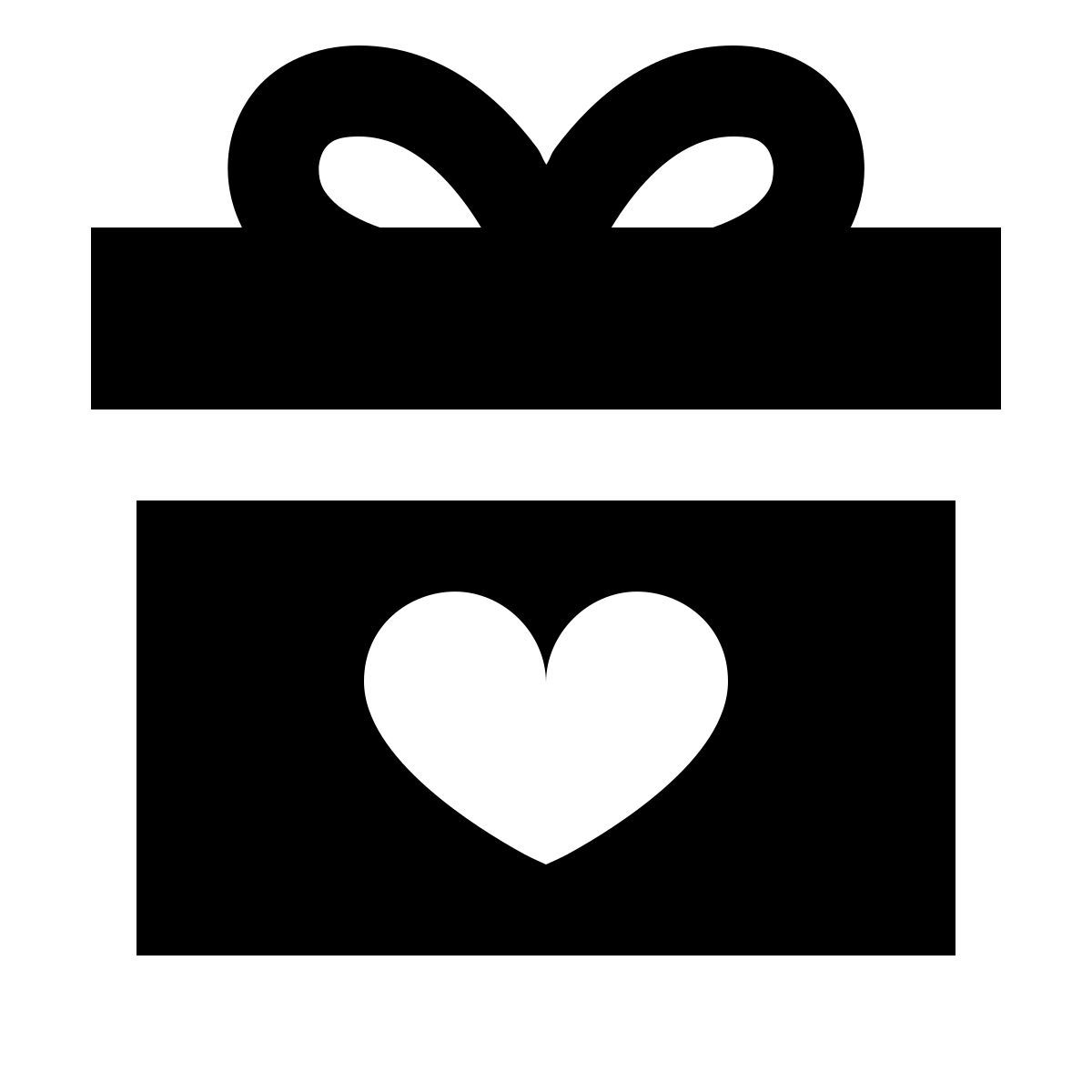 forma regular filled sharp style 결혼 선물 icon