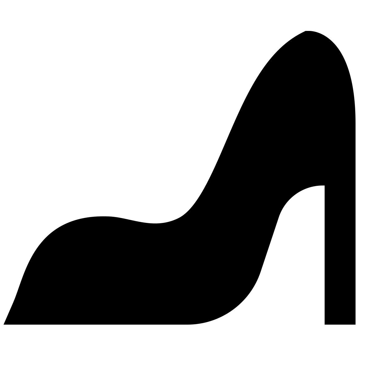 forma regular filled sharp style 女鞋侧视图 icon