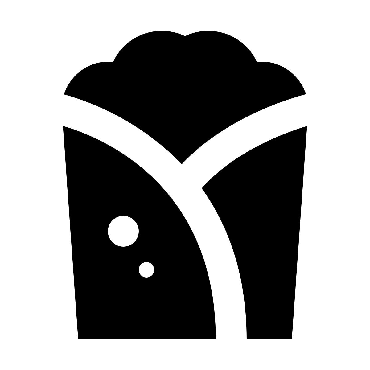 forma regular filled sharp style wrap icon