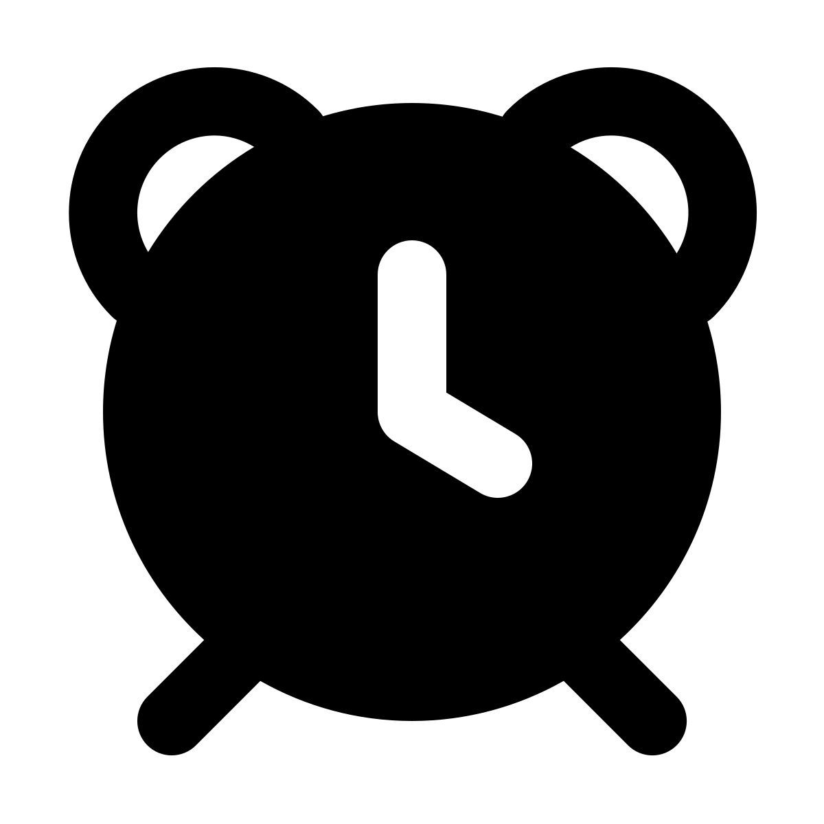 forma regular filled style despertador icon