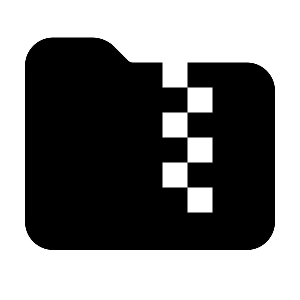 forma regular filled style archive folder icon