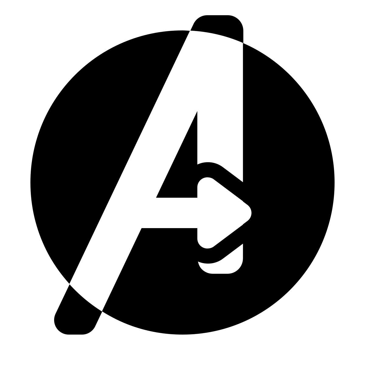 forma regular filled style avengers icon