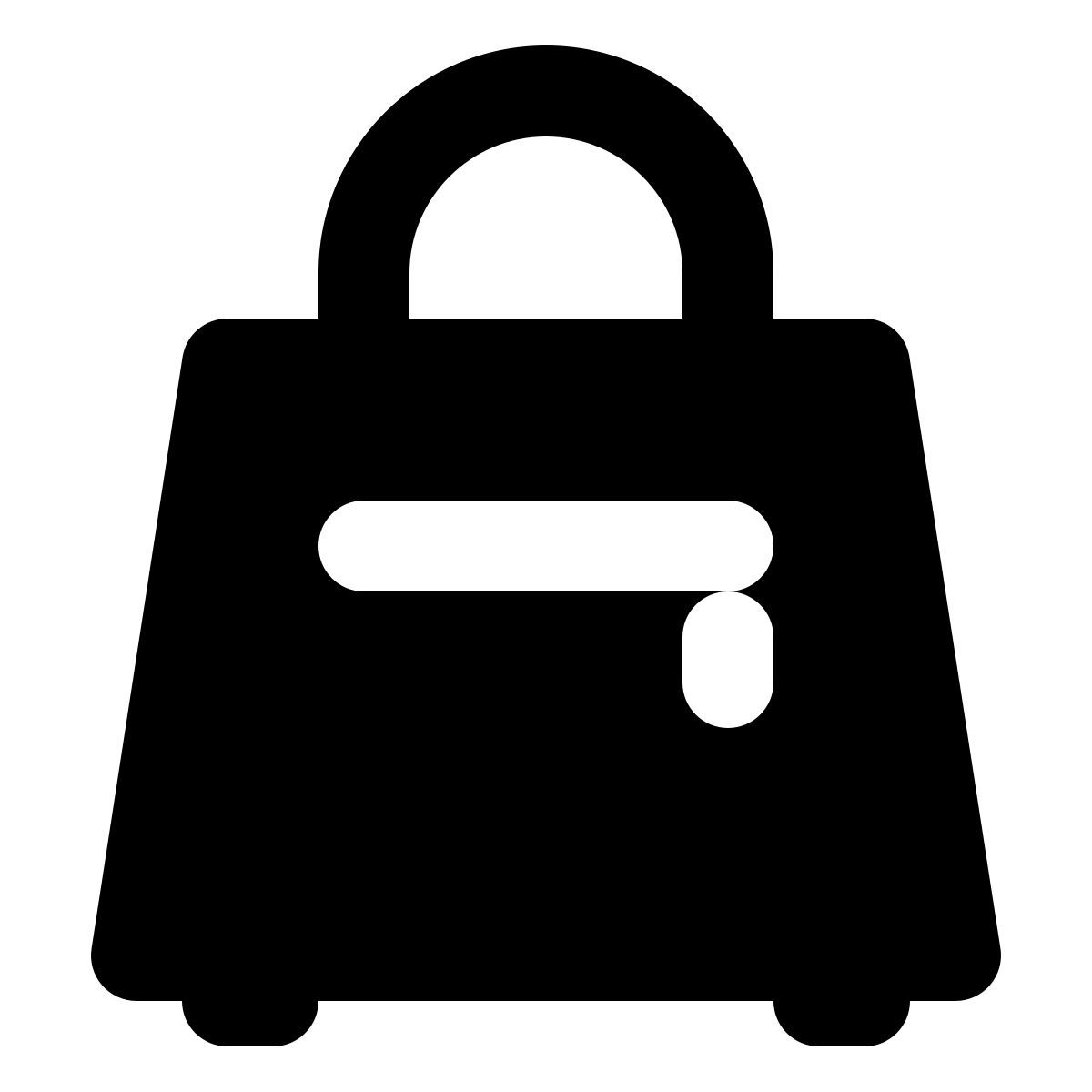 forma regular filled style handbag icon