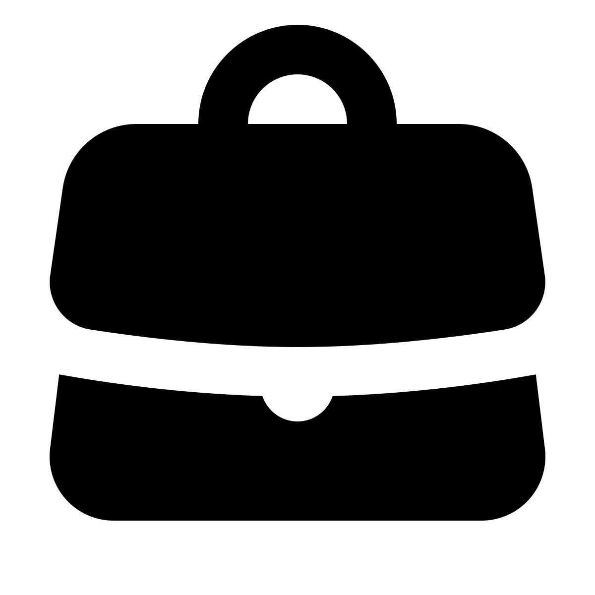 forma regular filled style 가방 전면보기 icon