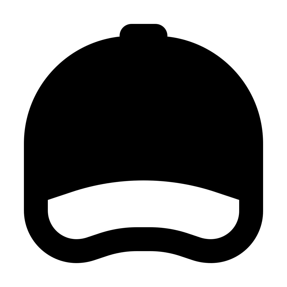 forma regular filled style casquette de baseball icon