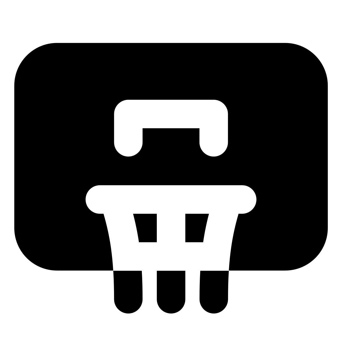 forma regular filled style basketball net icon