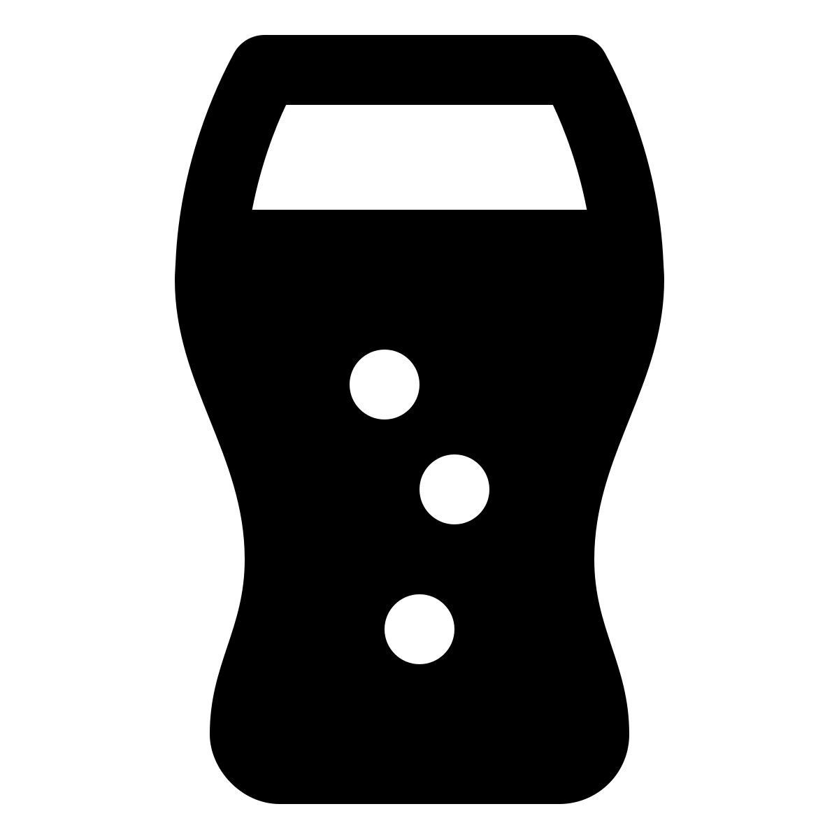 forma regular filled style beer glass icon