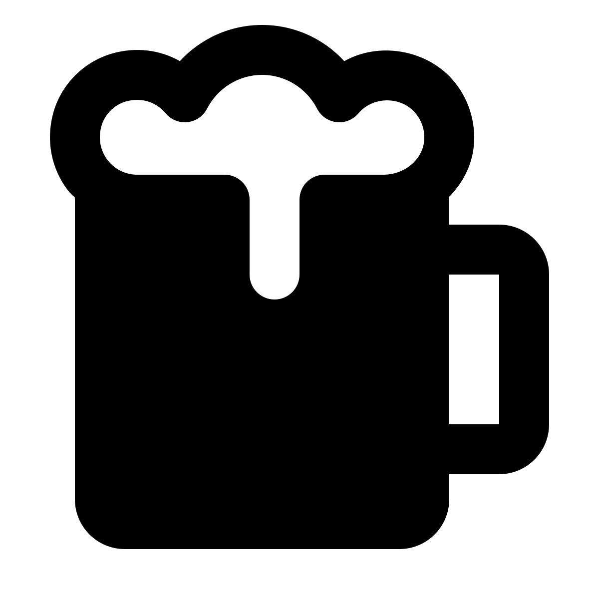 forma regular filled style beer icon